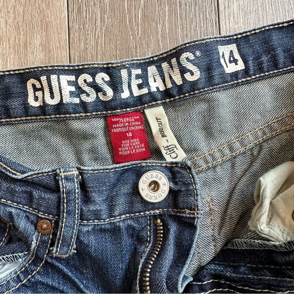 Guess Jeans Boy’s Cliff Relaxed Fit Bootcut Medium Denim Wash Size 14 Spring - Picture 11 of 11